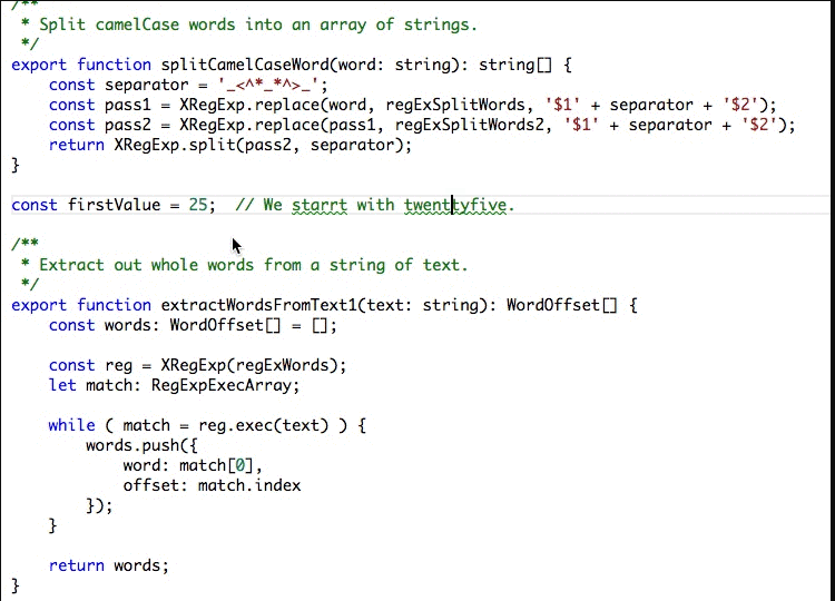 Visual Studio Code Sppell Checker Eklentisi