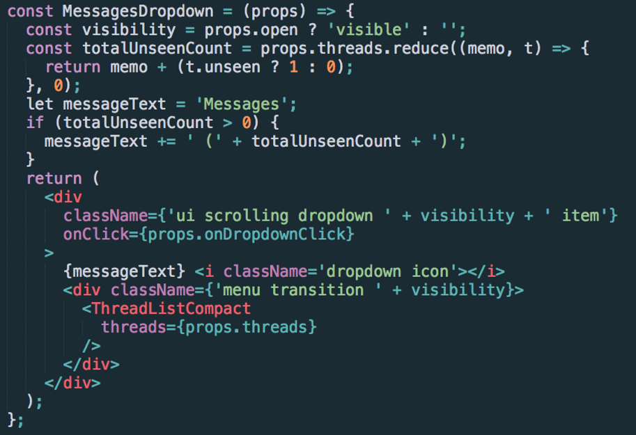 React JS Örnek Kod